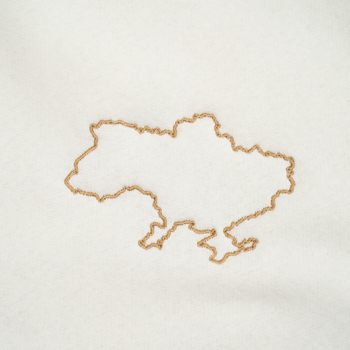 Свитшот Twins утепленный с вышивкой, р.M, ecru, беж светлый (W-202-ST-M-202) - Pampik - 3