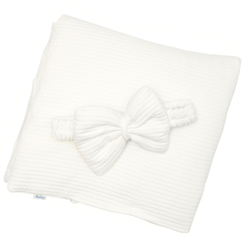 Конверт-плед Twins Cotton New, зі зйомним наповненням, 90х90 см, блакитний (9026-TCN-04) - Pampik - 3