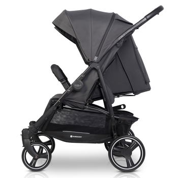 Прогулочная коляска для двойни Euro-Cart Doblo 2024 Iron (EGDOB24-16) - Pampik - 5