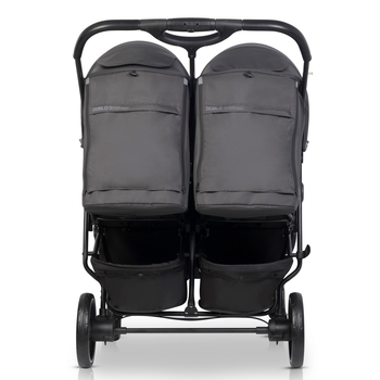 Прогулочная коляска для двойни Euro-Cart Doblo 2024 Iron (EGDOB24-16) - Pampik - 3