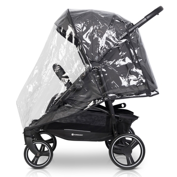 Прогулочная коляска для двойни Euro-Cart Doblo 2024 Iron (EGDOB24-16) - Pampik - 7