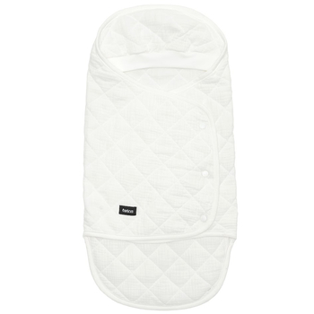 Конверт Twins Geometry, муслін стьобаний, 0-6 міс., Milk молочний (9017-TGM-202) - Pampik