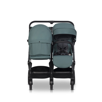 Прогулянкова коляска для двійні EasyGo Echo 2024, зелений (EGECB24-06) - Pampik - 2