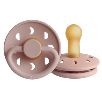 Пустышка латексная Frigg Moon Phase Blush, круглая, size 2, 6-18 мес., пудровый (000566) - Pampik