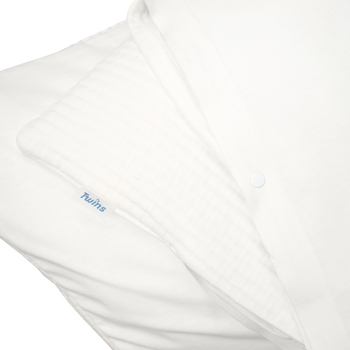 Конверт-плед Twins Cotton New, зі зйомним наповненням, 90х90 см, сірий (9026-TCN-10) - Pampik - 5