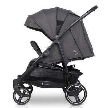 Прогулочная коляска для двойни Euro-Cart Doblo 2024 Iron (EGDOB24-16) - Pampik - 6