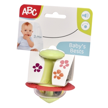 Погремушка-прорезыватель Simba Цветок, салатовый с красным (4010102) - Pampik - 2