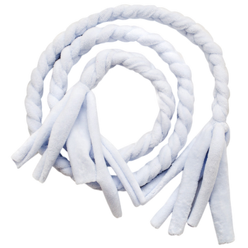 Декор косичка Twins Air, велюр, white, білий (7001-DK-01) - Pampik