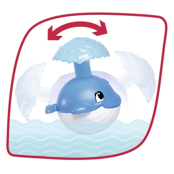 Игрушка для ванны Simba Синий кит, 11 см (4010049) - Pampik - 5