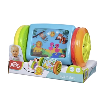 Развивающая игрушка Simba Подвижные животные, на колесах, с зеркалом (4010018) - Pampik - 6