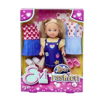 Кукла Simba Evi Love Эви Модный стиль, 12 см (5733727) - Pampik