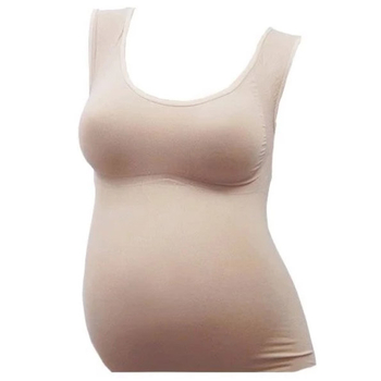 Майка RelaxSan з підтримкою для грудей, р.S, бежевий (5300/361) - Pampik