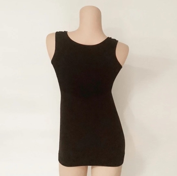 Майка для кормления RelaxSan, с кружевом, р.S, черный (5720/18436) - Pampik - 4