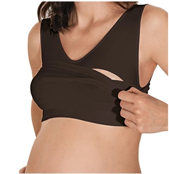 Топ для кормления RelaxSan бесшовный, р.S, черный (5700/18417) - Pampik - 2