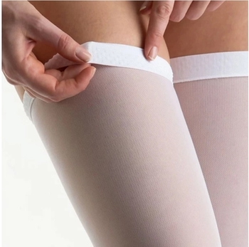 Чулки антиэмболические RelaxSan для родов, р.1-S, белый (М0370А/9378) - Pampik - 3