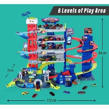 Ігровий набір Majorette Гараж. Центр гонки, зі звуковими та світловими ефектами (2059988) - Pampik - 5