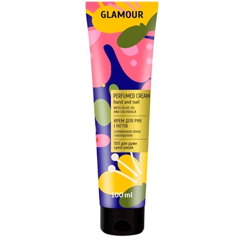 Крем для рук та нігтів Мій каприз Glamour Sos для дуже сухої шкіри, з оливковою олією та календулою, 100 мл - Pampik