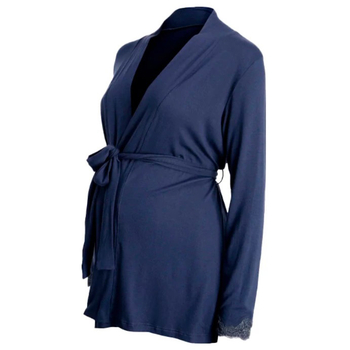 Халат короткий Cache Coeur Khali, р.S/M, серо-голубой (VS720/22084) - Pampik