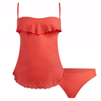 Купальник роздільний Cache Coeur Bloom, UPF50+, р.38, кораловий (178ТК/19843) - Pampik