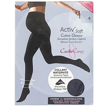 Колготки для вагітних Cache Coeur, 70 ден, р.S, темно-синій (401CM/21695) - Pampik