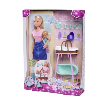 Ляльковий набір Simba Steffi Love Штеффі Час з малюком (5733706) - Pampik