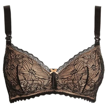 Бюстгальтер для кормления Cache Coeur Iris, р.70C, черный (704SF/21714) - Pampik