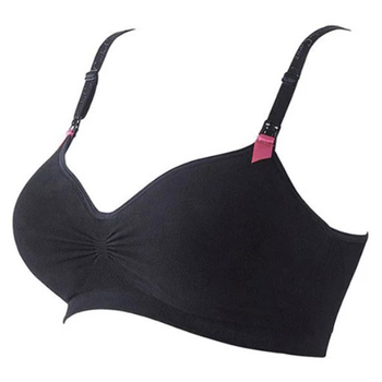 Бюстгальтер для кормления Cache Coeur + вкладыши 4 шт. + чехол + мешок для стирки, р.S, черный (SR800EN/23701) - Pampik - 2