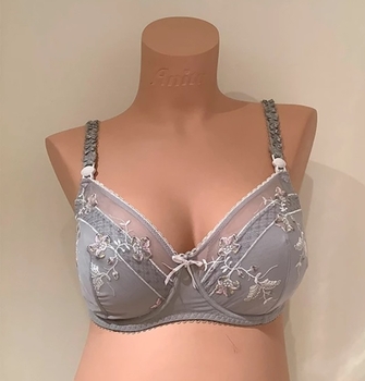 Бюстгальтер для годування Cache Coeur Romance, р.75E, сірий (915SG/1372) - Pampik - 2