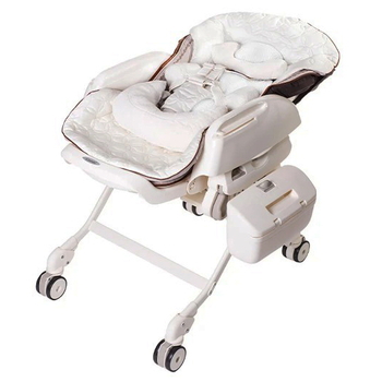 Люлька-трансформер автоматична Combi Fealetto Auto Swing, білий (116432/38403) - Pampik