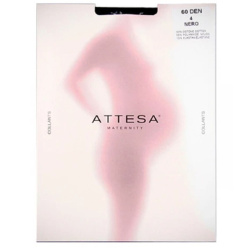 Колготки для вагітних Attesa Maternity, 60 ден, р.2, чорний (Атт 60/8666) - Pampik