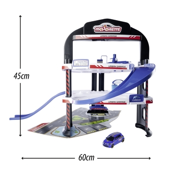 lгровий набiр Majorette Ювiлейна серiя. 60 poкiв. Мiський гараж, 3 поверхи, 1 машинка (2059982) - Pampik - 3
