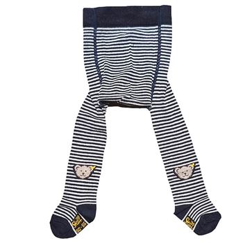 Колготи Steiff, бавовна, 2М, синій в смужку (15216/15070) - Pampik - 2