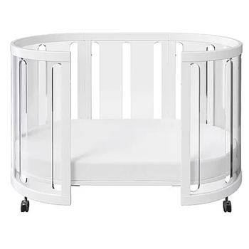 Ліжко трансформер 4 в 1 Babyhood Kaylula Sova, 76x130 см, прозорий (37540) - Pampik - 2