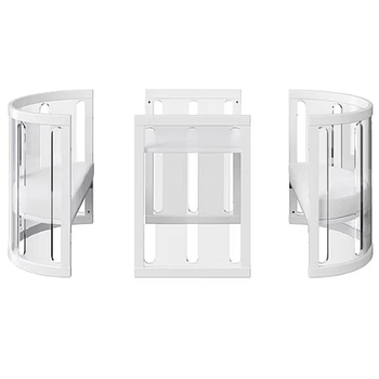 Ліжко трансформер 4 в 1 Babyhood Kaylula Sova, 76x130 см, прозорий (37540) - Pampik - 5