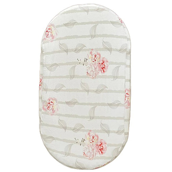 Простирадла на резинці Babyhood Vintage Flower, трикотаж, 2 шт., білий з принтом (37860) - Pampik - 2