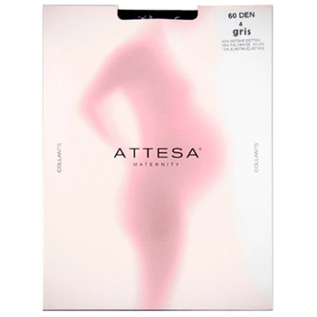 Колготки для вагітних Attesa Maternity, 60 ден, р.4, сірий (Атт 60/8671) - Pampik