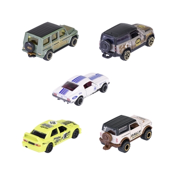 Набор металлических машинок Majorette CastHeads, 7.5 см, 5 шт. (2054211) - Pampik - 2