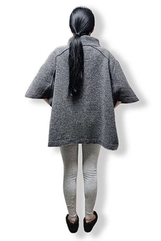 Пончо Pietro Brunelli, р.42, темно-серый (CP0157/11327) - Pampik - 6