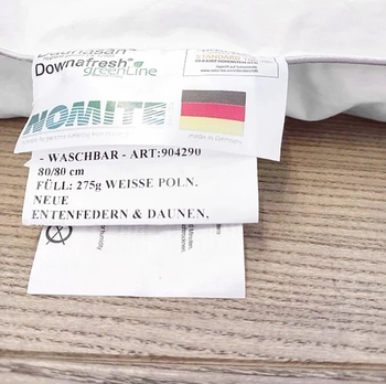 Ковдра Aro Artlander, пух перо, 100х135 см, білий (904290/37353) - Pampik - 6