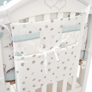 Постільний комплект Twins Sweet Forest, 8 ел., м'ятний (4051-SW-011) - Pampik - 7