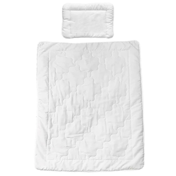 Ковдра та подушка гіпоалергенні Aro Artlander, 100х135 см, 40х60 см, білий (970801/32140) - Pampik