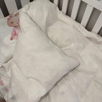 Ковдра Aro Artlander, пух перо, 100х135 см, білий (904290/37353) - Pampik - 5