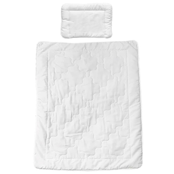 Одеяло и подушка гипоаллергенные Aro Artlander, 80х80 см, 35х40 см, белый (0000/37538) - Pampik