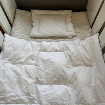 Одеяло и подушка гипоаллергенные Aro Artlander, 100х135 см, 40х60 см, белый (9702022/37355) - Pampik - 6