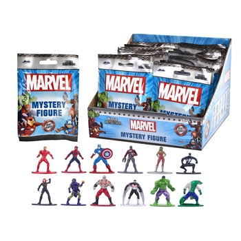 Коллекционная металическая фигурка-сюрприз Jada Marvel Single Pack Nanofigs Марвел, в ассортименте (253221016) - Pampik