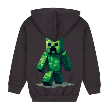 Худі Garnamama худі 2-х нитка наклейка MINECRAFT 134 Сірий (1056416.1421349) - Pampik