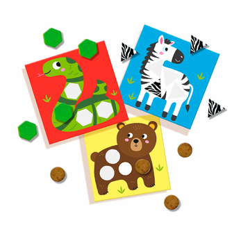 Уценка. Набор для занятий мозаикой Ses Creative My first Мои первые сенсорные карточки (14483S) - Pampik - 2