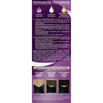 Фарба для волосся Palette С1 Синяво-чорний, 110 мл - Pampik - 3