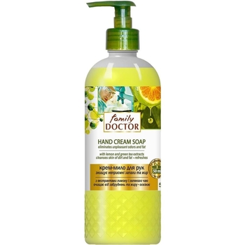 Крем-мило для рук Family Doctor від неприємних запахів і жиру, 550 мл - Pampik