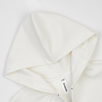 Спортивна кофта Garnamama худи большое на молнии + с наклейкой Anime 122-128 Молоко (1056269.1421306) - Pampik - 3